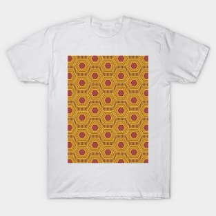 Simple Hexagpn Pattern T-Shirt